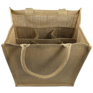 Jute wine bag