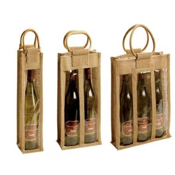 Jute wine Bag