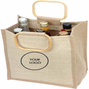 Jute Wine Bag