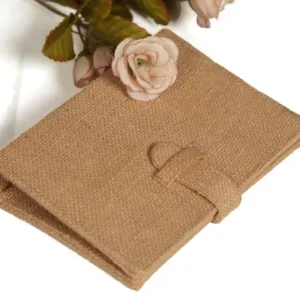 Jute Desk Folder