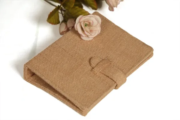 Jute Desk Folder