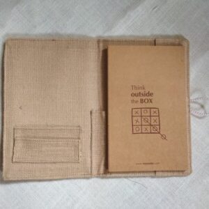 Jute Desk Folder/Eco friendly bags/folder organizer