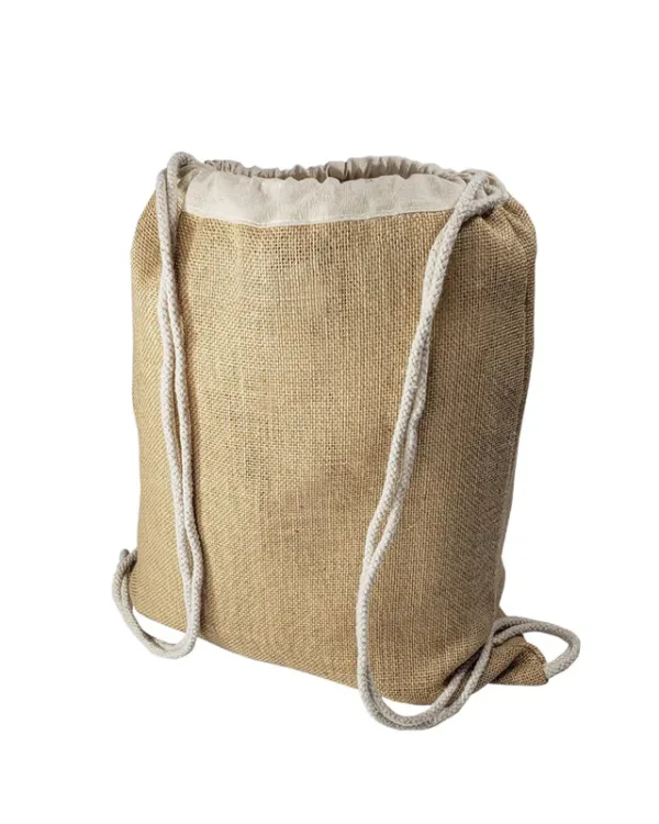 Natural Burlap Backpacks