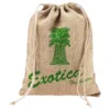 Jute drawstring bag