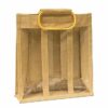 Jute wine Gift Bag